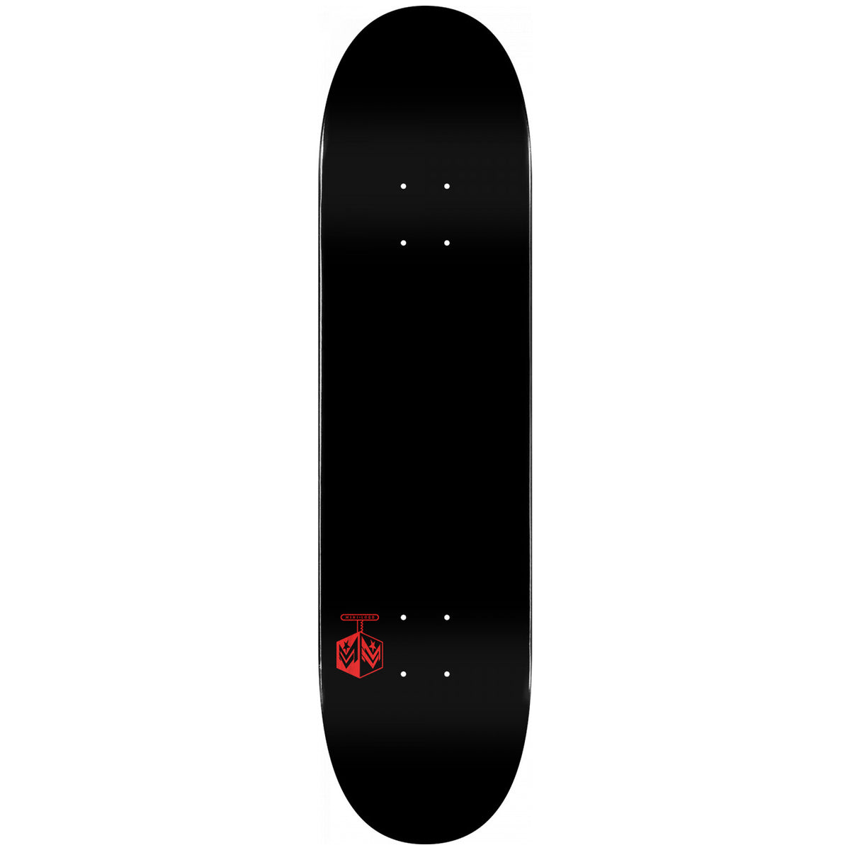 Mini Logo Chevron Detonator Solid Black 7.75 Skateboard Deck