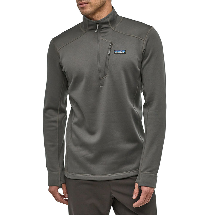 Patagonia Crosstrek™ 1/4-Zip Fleece Top - Men's Forge Grey