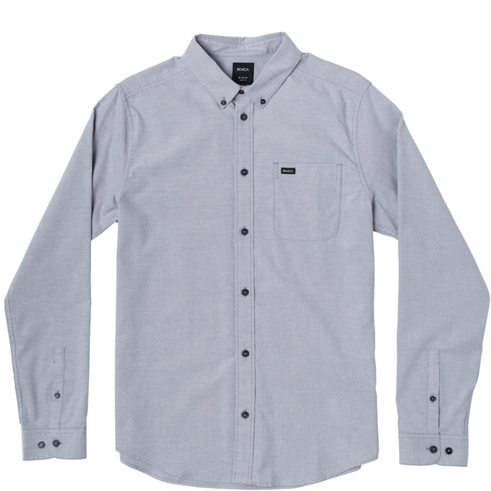 RVCA That'll Do Stretch Long-Sleeve Shirt Pavement