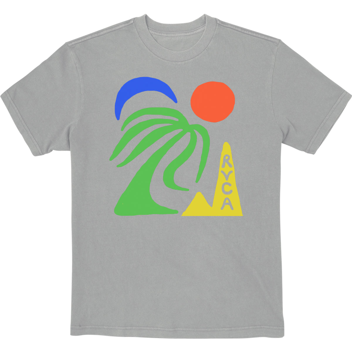 RVCA Oasis T-Shirt - Men's Silver Bleach
