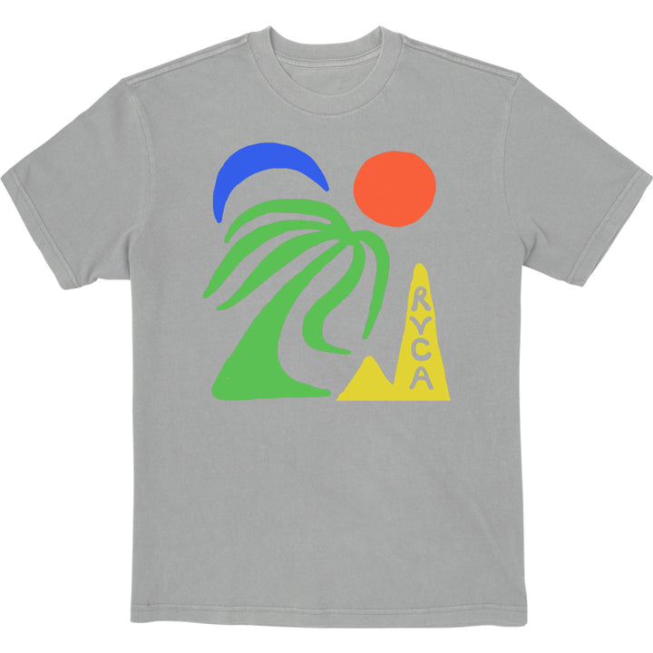 RVCA Oasis T-Shirt - Men's Silver Bleach