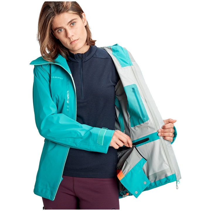 Mammut Haldigrat HS Hooded Jacket - Women's Dark Ceramic