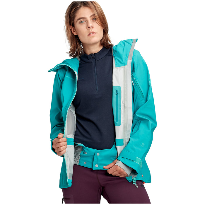 Mammut Haldigrat HS Hooded Jacket - Women's Dark Ceramic