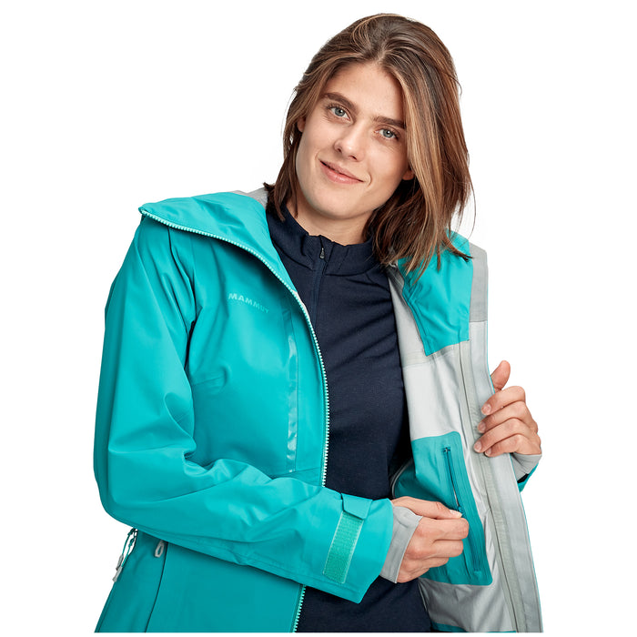 Mammut Haldigrat HS Hooded Jacket - Women's Dark Ceramic
