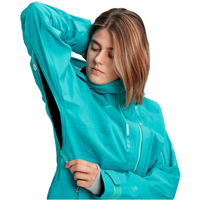 Mammut Haldigrat HS Hooded Jacket - Women's Dark Ceramic