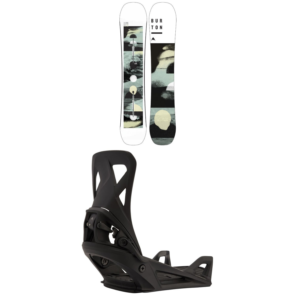 Burton Flight Attendant Snowboard 2021 + Step On Snowboard Bindings 2021