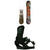 Dinosaurs Will Die Geeves Snowboard + Fix Truce Snowboard Bindings 2021
