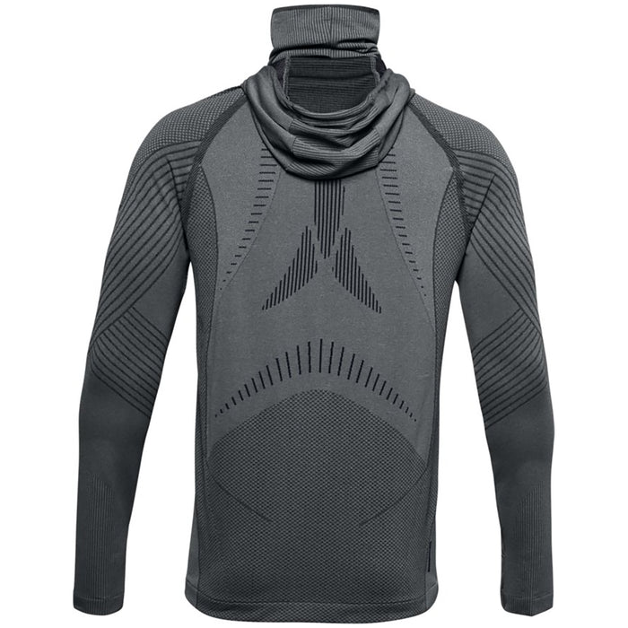 Under Armour Rush™ ColdGear® Seamless Hoodie - Men's Grey