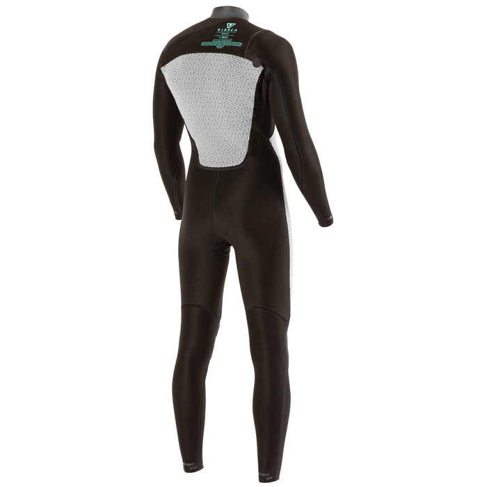 Vissla 7 Seas 4/3 Gadoo Full Chest Zip Wetsuit Black 2