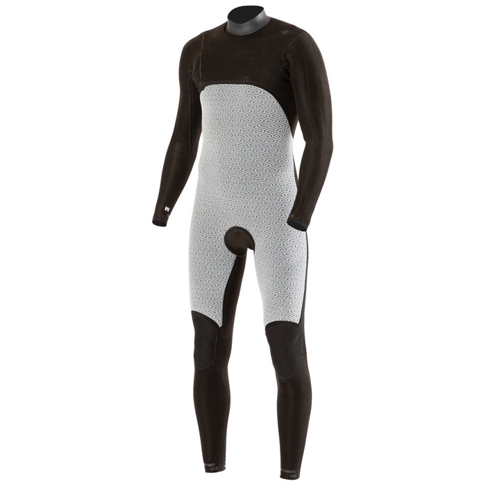 Vissla 7 Seas 4/3 Gadoo Full Chest Zip Wetsuit Black 2