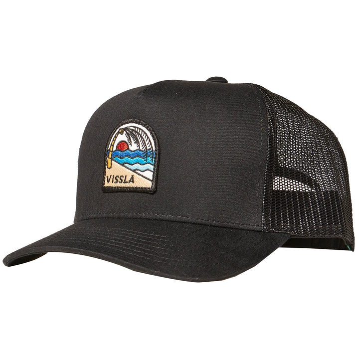 Vissla Solid Sets Eco Trucker Hat Black