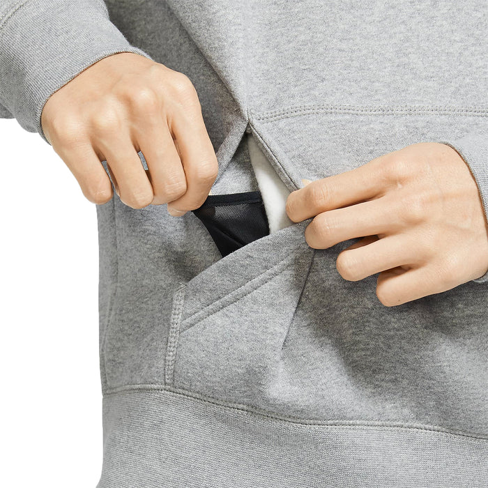 Nike SB Stripes GFX Hoodie DK Grey Heather/White
