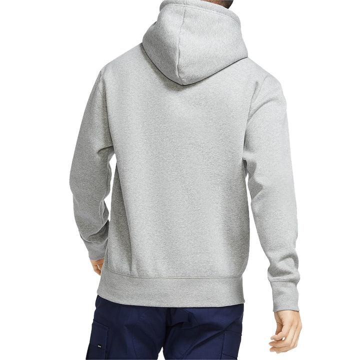Nike SB Stripes GFX Hoodie DK Grey Heather/White