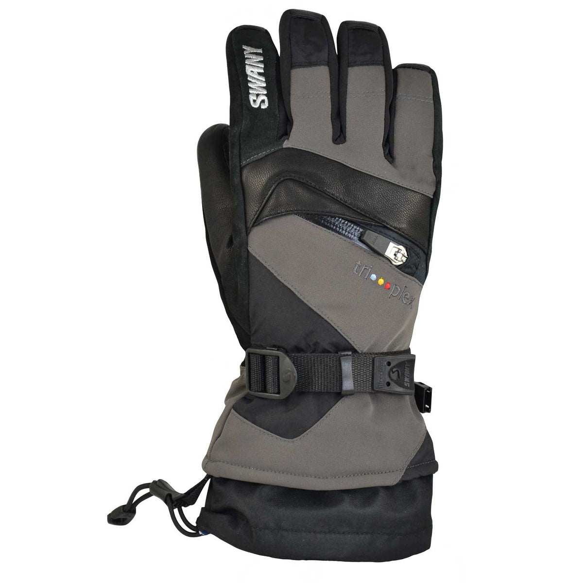 Swany X-Change Gloves Dark Grey/Black