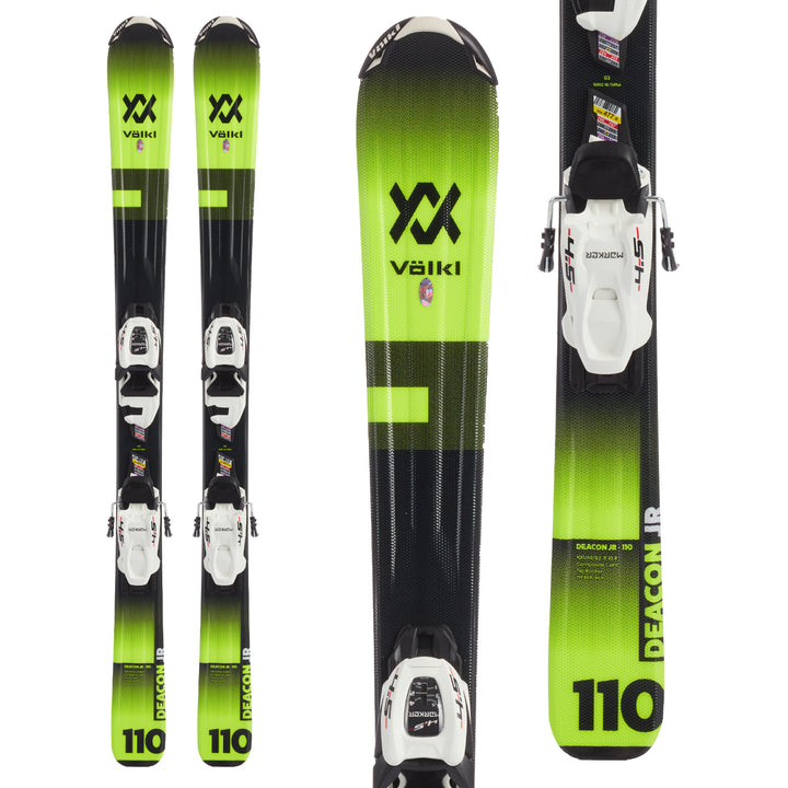 Völkl Deacon Junior Skis + 4.5 vMotion Jr Bindings - Kids' 2020