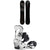 Salomon Super 8 Pro Snowboard + Hologram Snowboard Bindings 2021