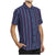 RVCA Displaced Stripe Short-Sleeve Shirt - Men's Moody Blue