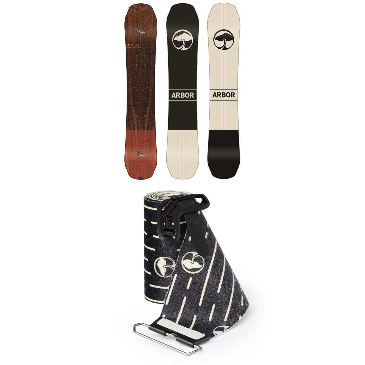 Arbor Coda Splitboard 2020 + Arbor Angusta Splitboard Skins