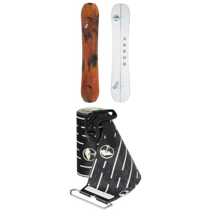 Arbor Swoon Splitboard - Women's 2021 + Arbor Angusta Swoon Splitboard Skins