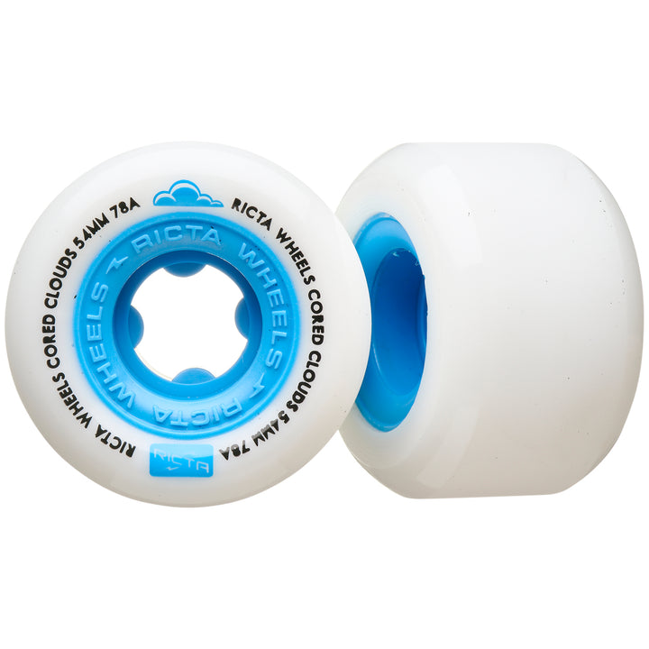 Ricta Cored Clouds Blue 78a Skateboard Wheels