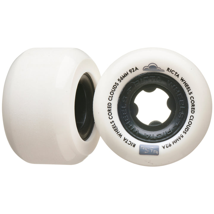 Ricta Cored Clouds Black 92a Skateboard Wheels