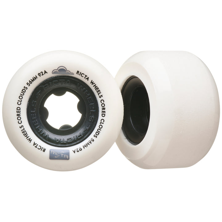 Ricta Cored Clouds Black 92a Skateboard Wheels