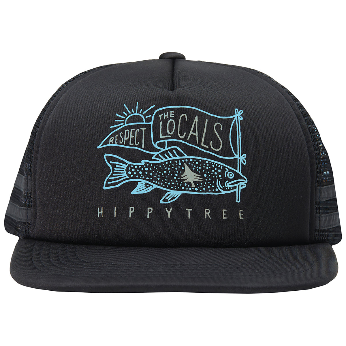 HippyTree Locals Hat Black