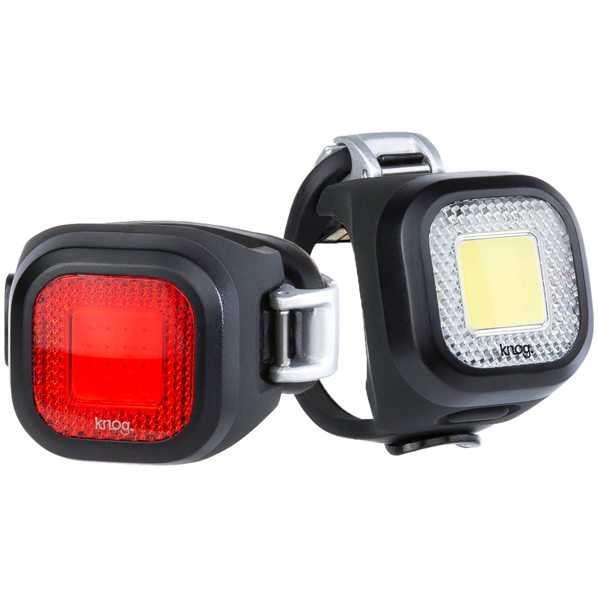 Knog Blinder Mini Chippy Twinpack Bike Light Set Black