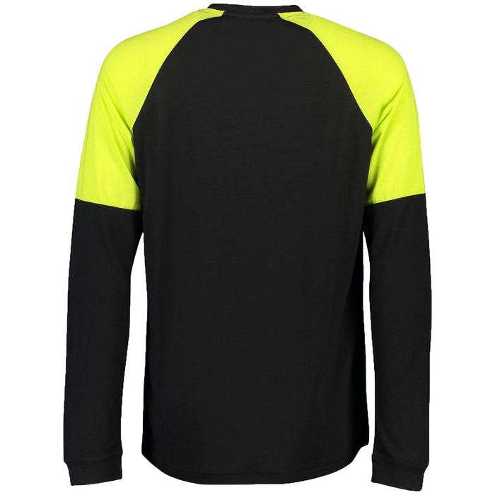 MONS ROYALE Tarn Freeride LS Jersey Black/Sonic Lime