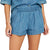 RVCA Railing Shorts - Women's Bleached Indigo