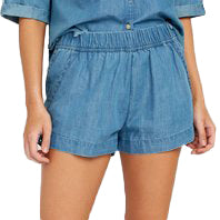 RVCA Railing Shorts - Women's Bleached Indigo