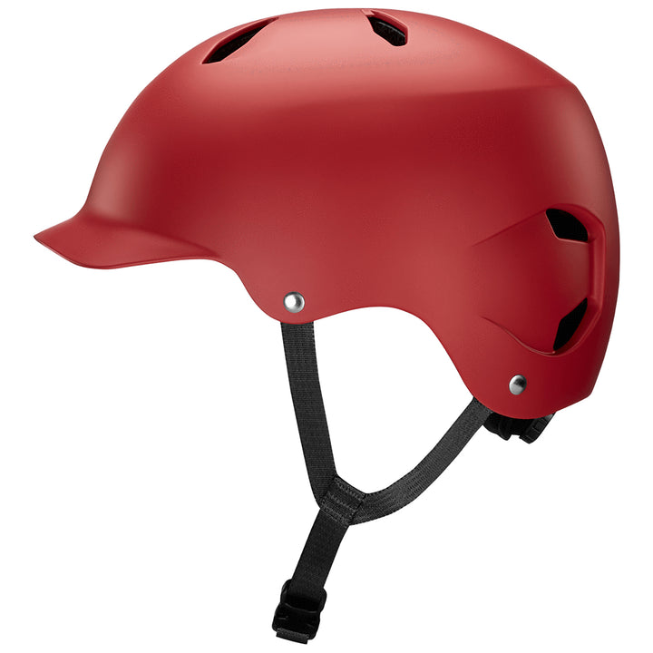 Bern Bandito EPS Bike Helmet - Big Kids' Matte Red