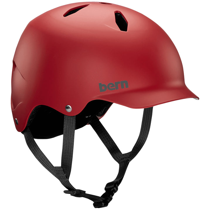 Bern Bandito EPS Bike Helmet - Big Kids' Matte Red