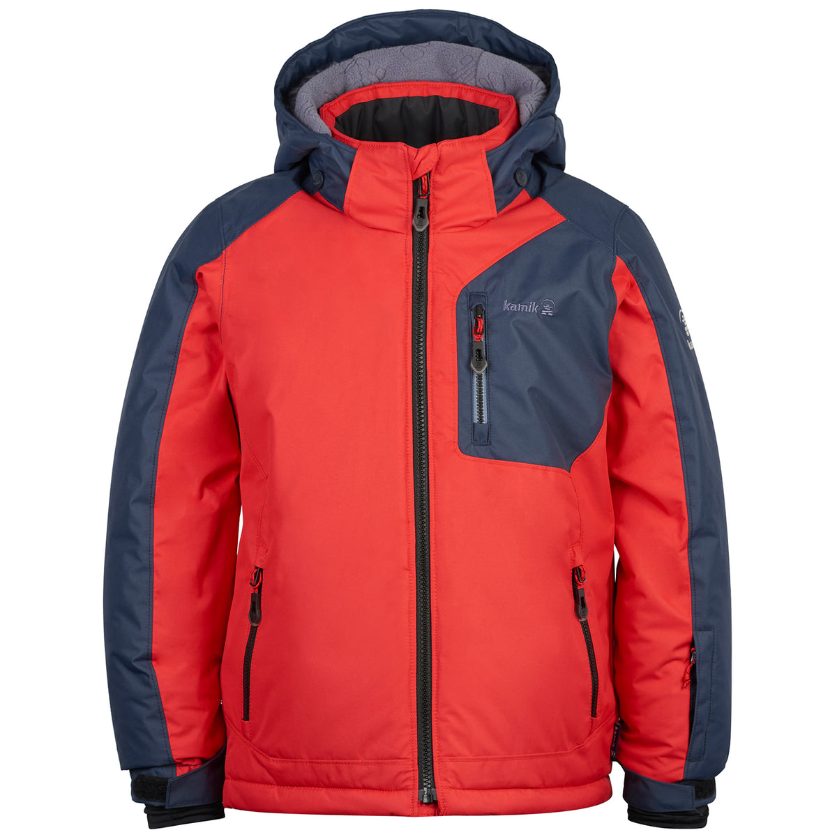 Kamik Hudson Jacket - Boys' Red/Charcoal