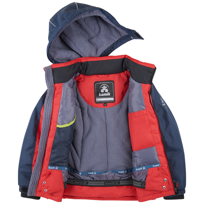 Kamik Hudson Jacket - Boys' Red/Charcoal