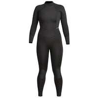 XCEL 4/3 Axis Back Zip Wetsuit - Women's Black/Black Flower::Black/Black Flower