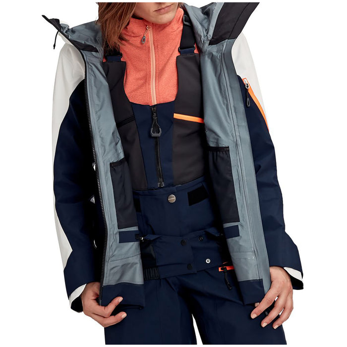 Mammut La Liste Pro HS GORE-TEX Hooded Jacket - Women's Marine-Bright White