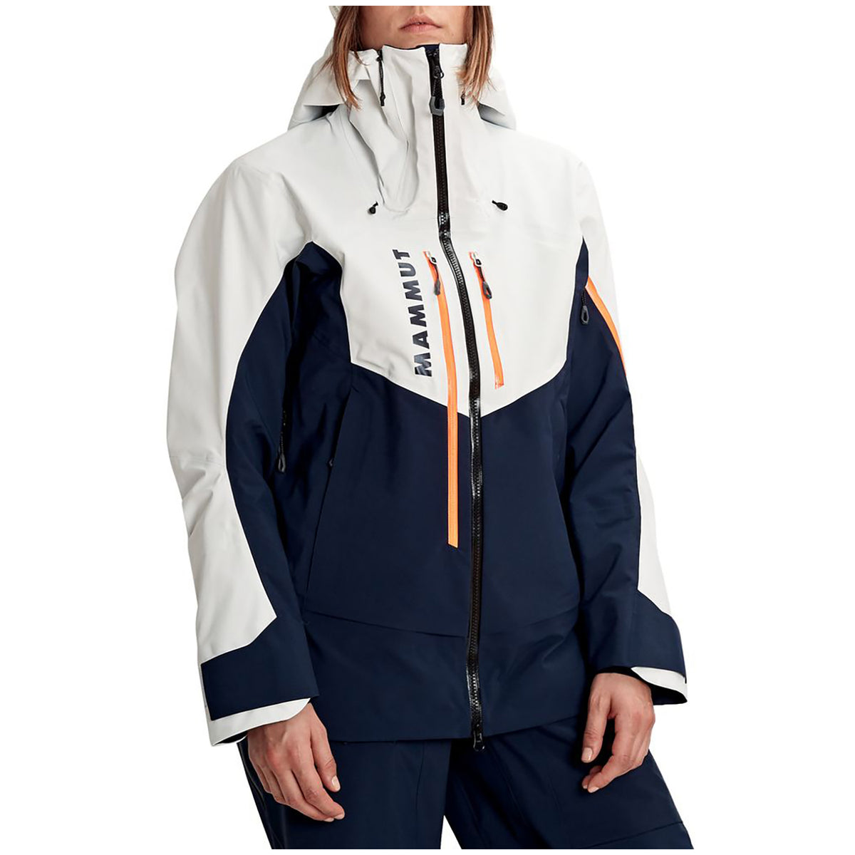 Mammut La Liste Pro HS GORE-TEX Hooded Jacket - Women's Marine-Bright White