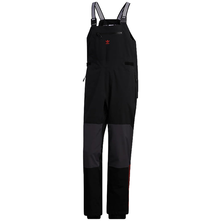 Adidas 3L Bibs - Men's Black/Utility Black/Orange