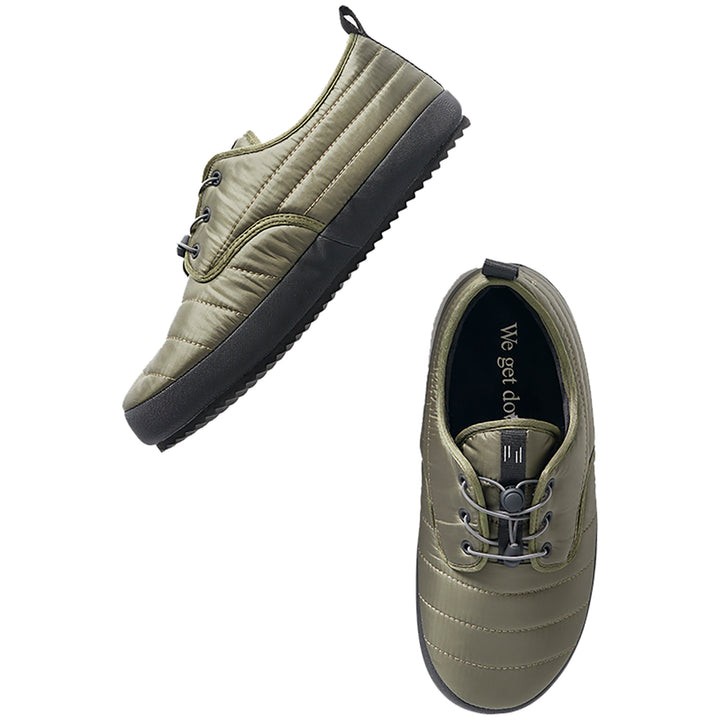 Holden Puff Slipper Shoes - Unisex Dark Olive