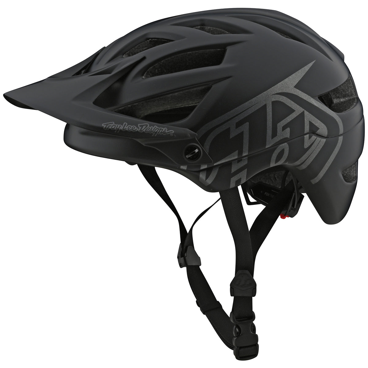 Troy Lee Designs A1 Drone Bike Helmet - Kids' Black/Silver