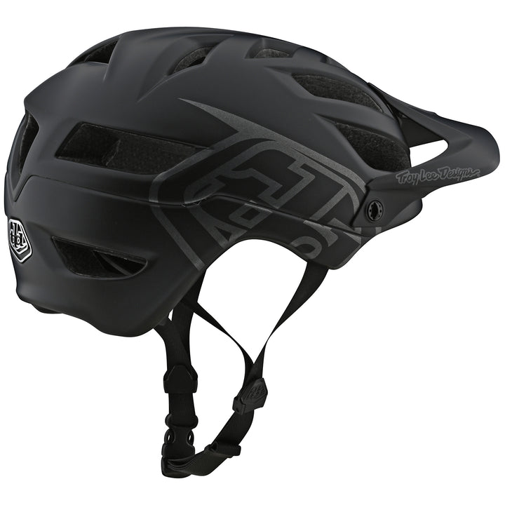 Troy Lee Designs A1 Drone Bike Helmet - Kids' Black/Silver