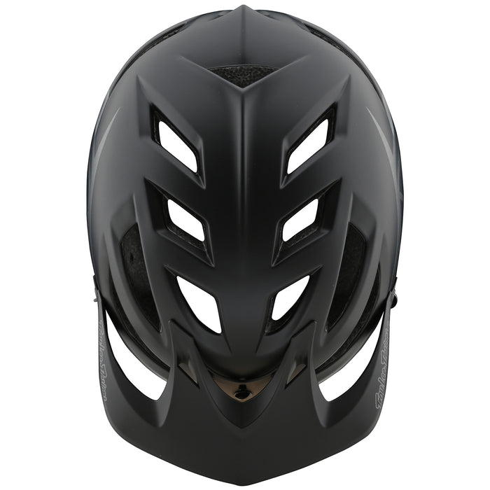 Troy Lee Designs A1 Drone Bike Helmet - Kids' Black/Silver