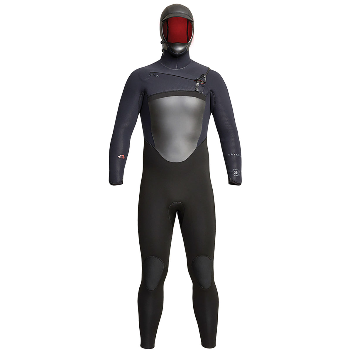 XCEL 4/3mm Drylock Hooded Wetsuit Black