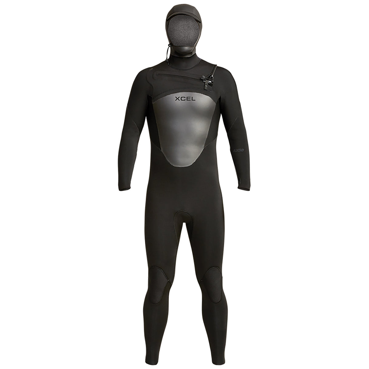 XCEL 5/4 Axis Hooded Wetsuit Black