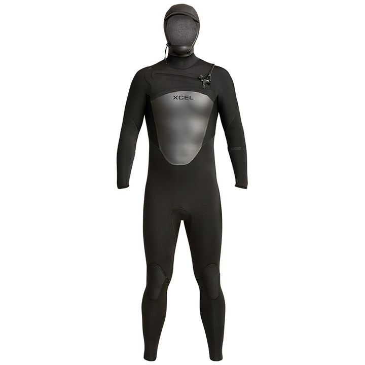 XCEL 5/4 Axis Hooded Wetsuit Black