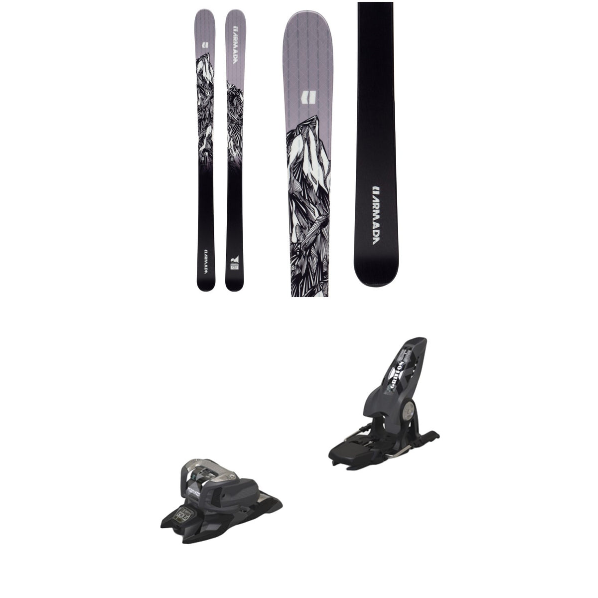 Armada Invictus 99 Ti Skis + Marker Griffon 13 ID Ski Bindings 2020