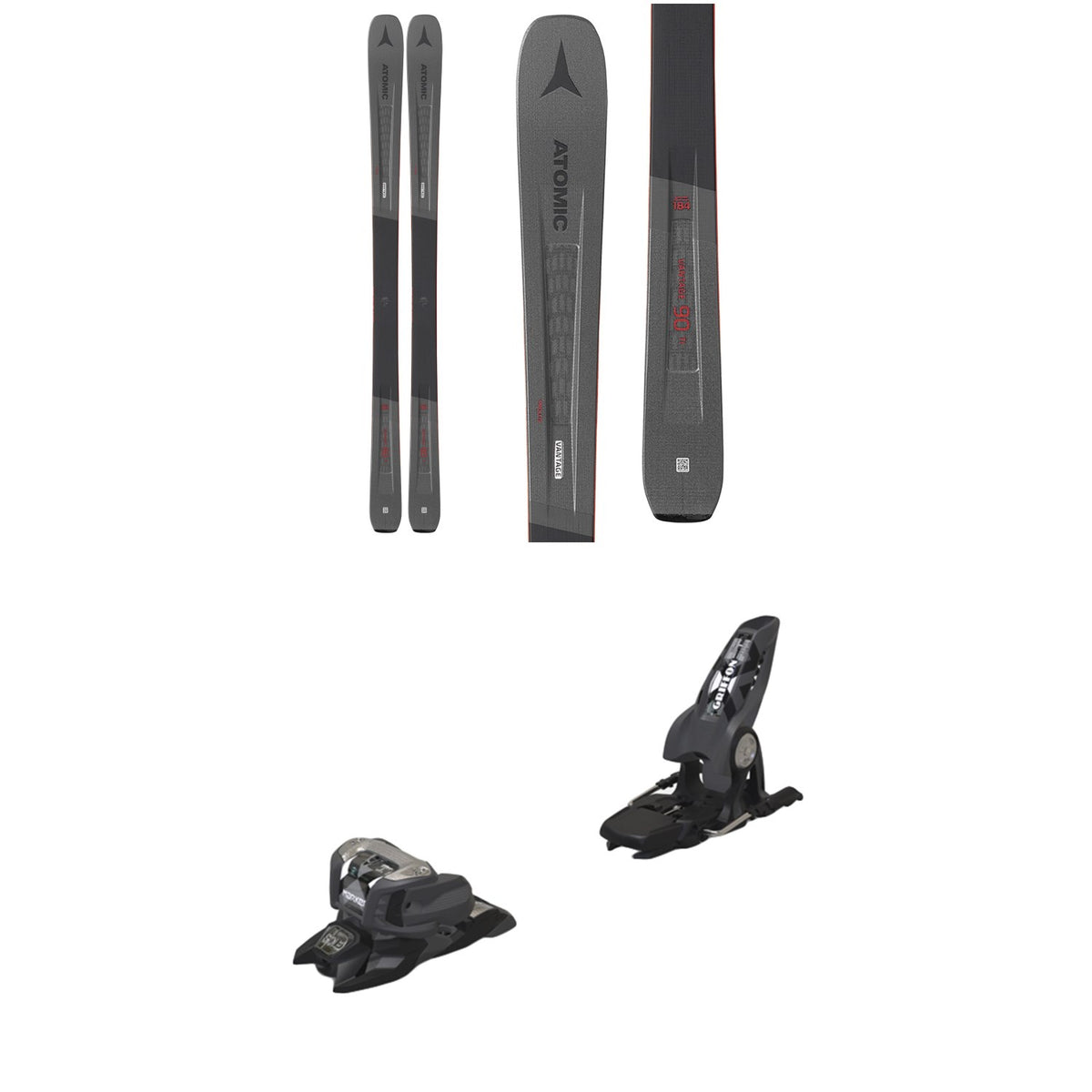 Atomic Vantage 90 Ti Skis + Marker Griffon 13 ID Ski Bindings 2020