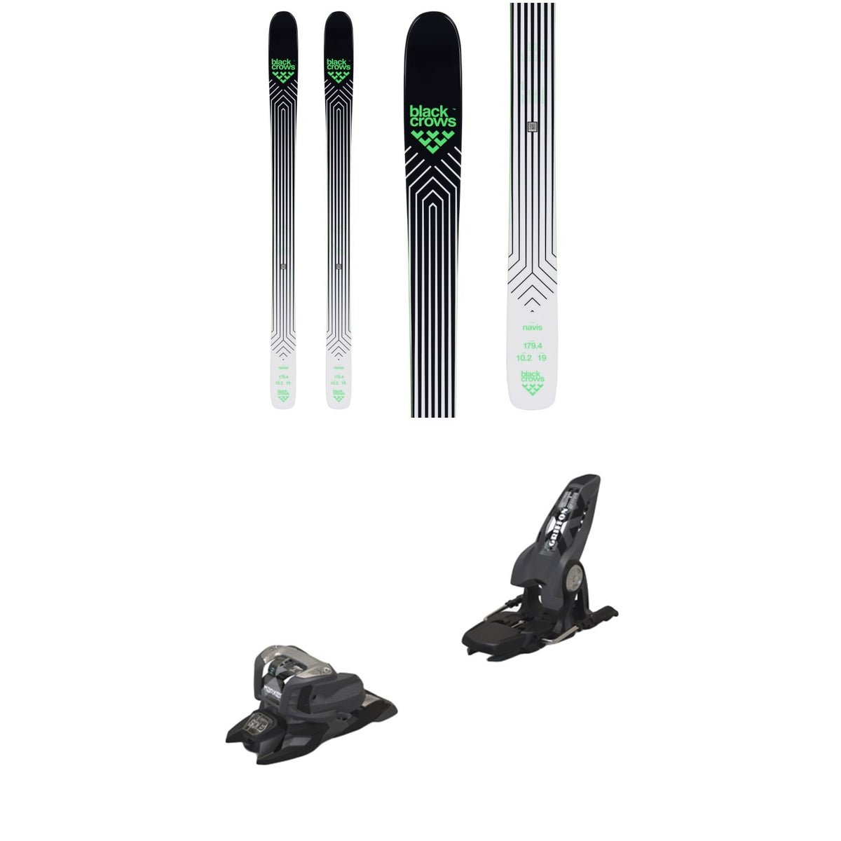 Black Crows Navis Skis + Marker Griffon 13 ID Ski Bindings 2020
