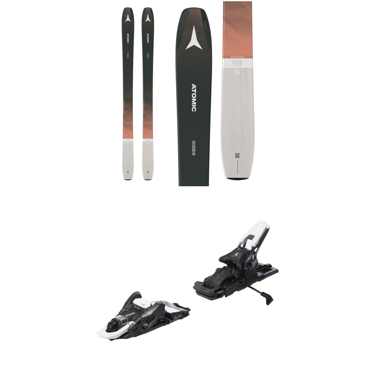 Atomic Backland 98 W Skis - Women's + Shift MNC 10 Alpine Touring Ski Bindings 2021